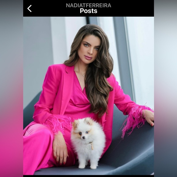 Zara Oversized Straight Cut Feather Blazer        🎈Bloggers Favorite 🎈Size XS - Picture 11 of 16